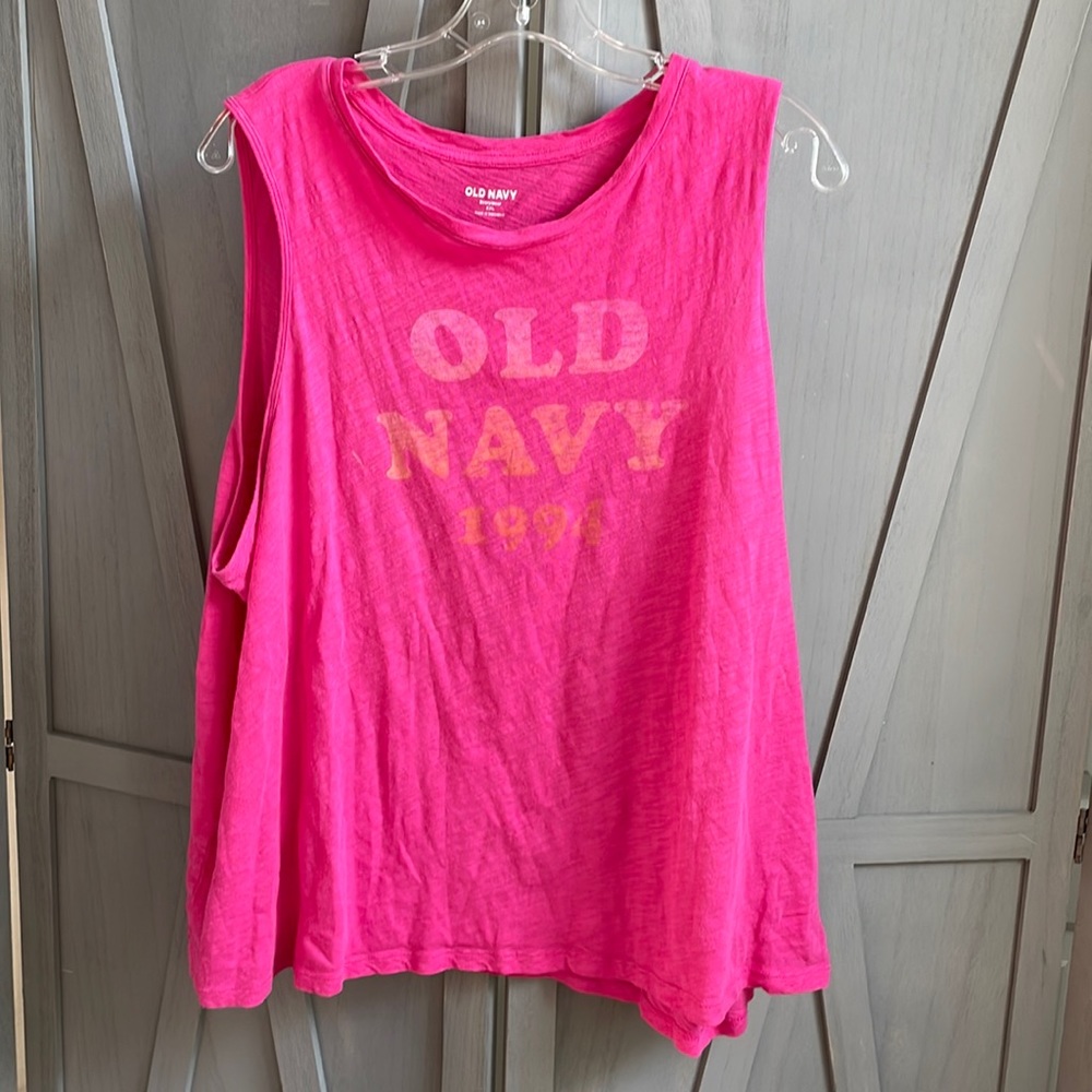 2 for 1 DEAL! Magenta and purple tank tops from Old Navy